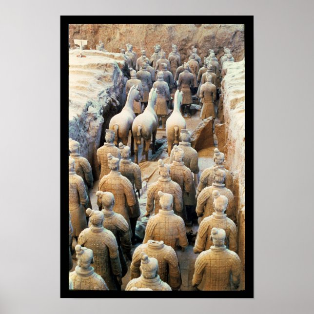 Affiches Terracotta Army, dynastie Qin, 210 av. J.-C. (Devant)
