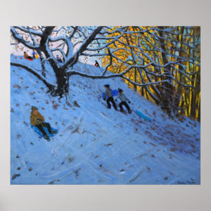 Affiches Terrain de golf de Sledging Allestree