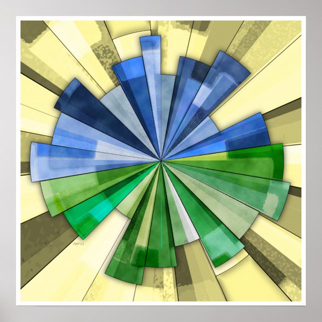 Affiches Terre, Ciel Et Soleil (Devant)