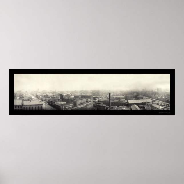 Affiches Terre Haute Indiana Photo 1913 (Devant)