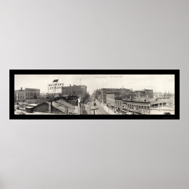 Affiches Terre Haute, photo 1913 (Devant)