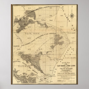 Affiches Terres de marais et de marée de sel