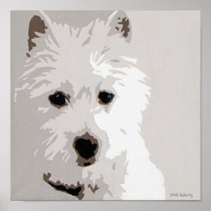 Affiches Terrier des montagnes occidental