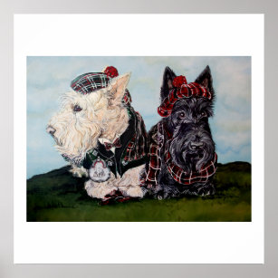 Affiches Terriers écossais celtique