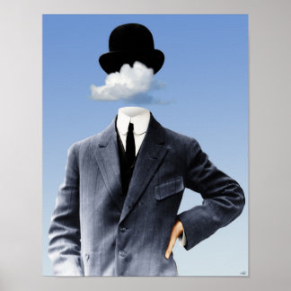 Affiches "Tête Dans Les Nuages"