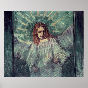 Affiches Tête d'un ange, après Rembrandt, 1889