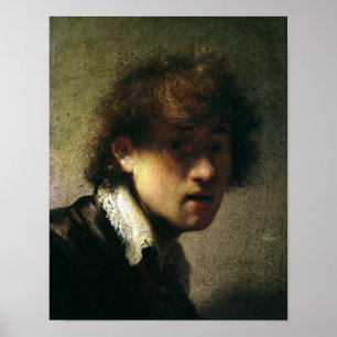 Affiches Tête d'un jeune homme ou d'un autoportrait, 1629