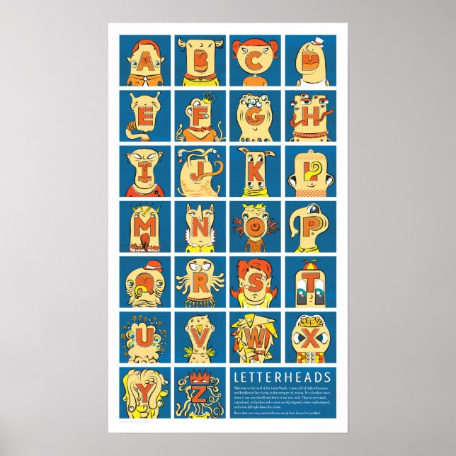 Affiches TêtesLettre (Devant)