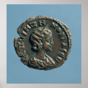 Affiches Tetrachm de Zenobia, reine de Palmyre