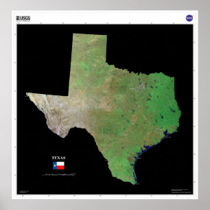 Affiches Texas de l'espace