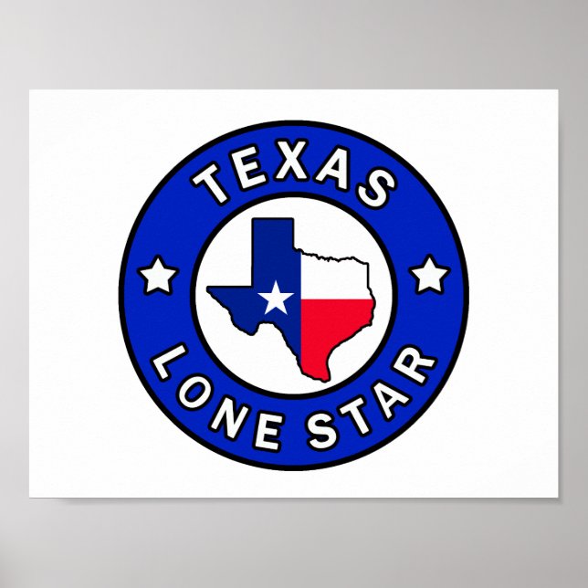 Affiches Texas Lone Star (Devant)