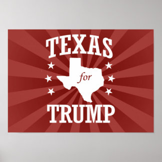 AFFICHES TEXAS POUR TRUMP