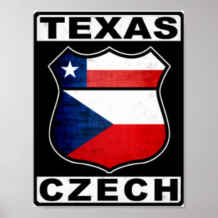 Affiches Texas Tchèque
