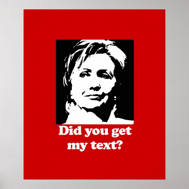Affiches Textes de Hillary (Devant)