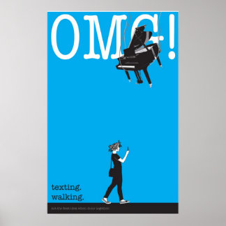 Affiches texto. marche.