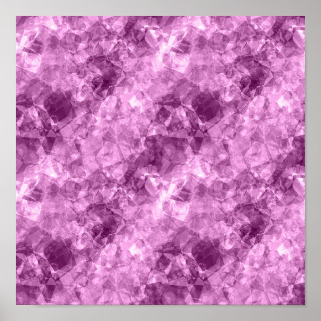 Affiches Texture froissée rose foncé (Devant)