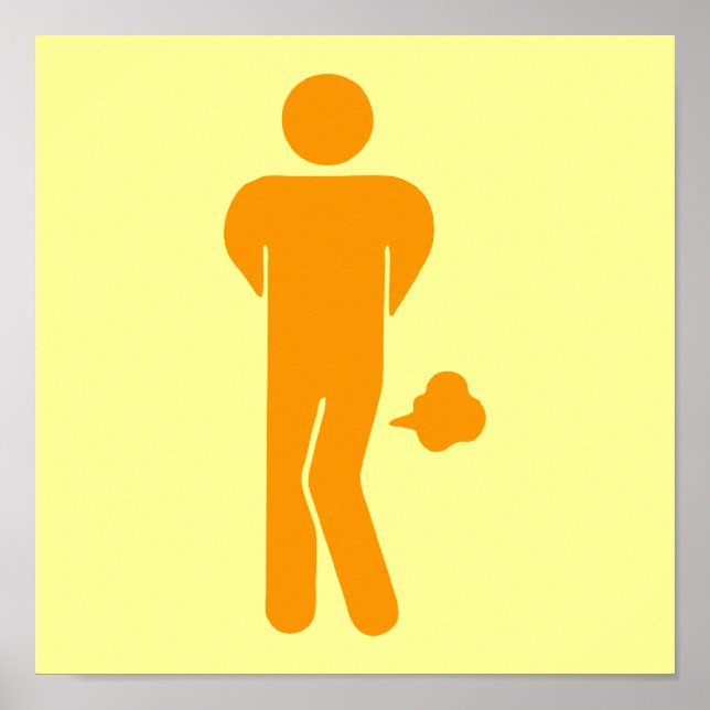 Affiches THAI FOOD CAN BE SPICY ⚠ Funny Sign : Restrooms ⚠ (Devant)