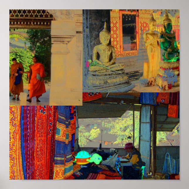 Affiches Thailand Collage (Devant)