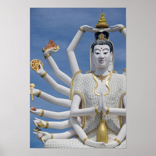 Affiches Thaïlande, Ko Samui alias Koh Samui). Wat Plai (Devant)