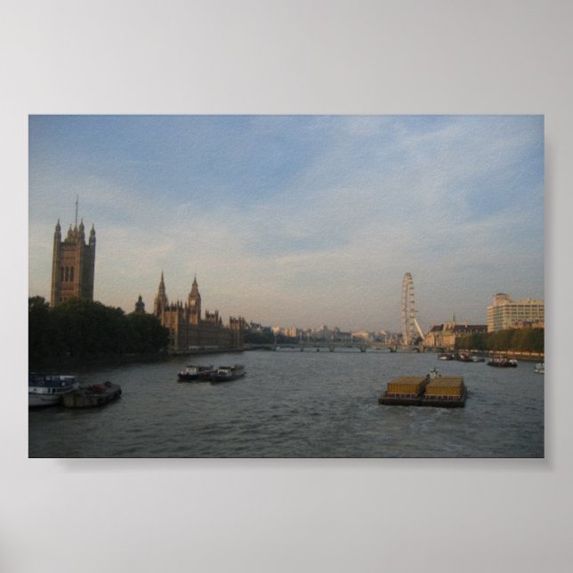 Affiches Thames River, Londres; octobre 2005 (Devant)