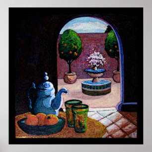 Affiches thé à la menthe marocain