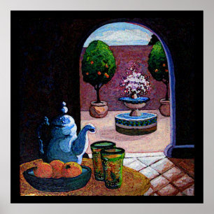 Affiches thé à la menthe marocain