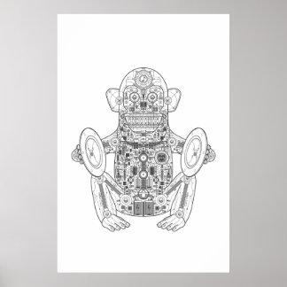 Affiches The Anatomy of Jolly Chimp