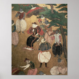 Affiches The Arrival of the Portuguese in Japan