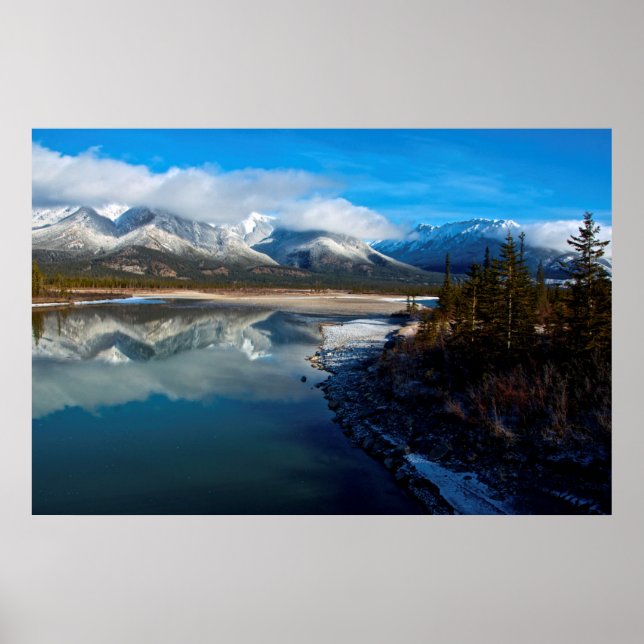 Affiches The Athabasca River à Jasper National Park (Devant)
