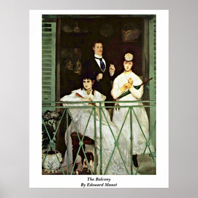Affiches The Balcony By Edouard Manet (Devant)
