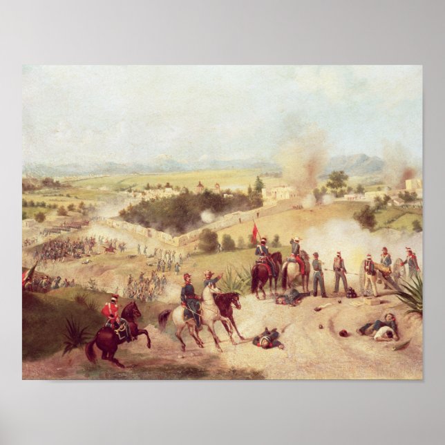 Affiches The Battle of Molino del Rey, 8th September 1847 (Devant)