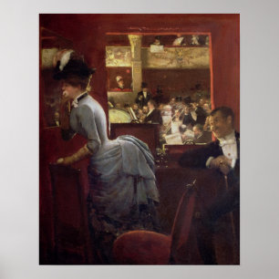 Affiches The Box by the Stalls, c.1883