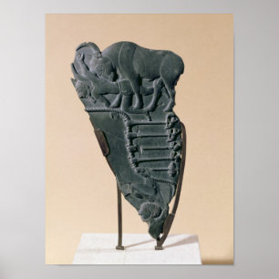 Affiches The Bull Palette, de Abydos, c.3500-3100 av. J.-C.