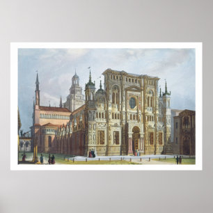Affiches The Charterhouse near the Pavia from 'Views of Mil