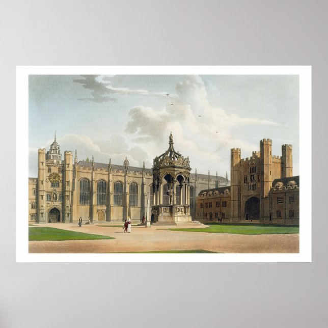 Affiches The Court of Trinity College, Cambridge, from 'The (Devant)