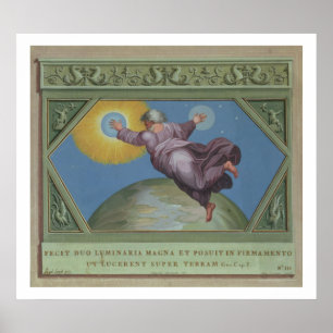 Affiches The Creation of Light, illustration from the Rapha