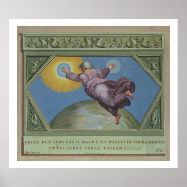 Affiches The Creation of Light, illustration from the Rapha (Devant)