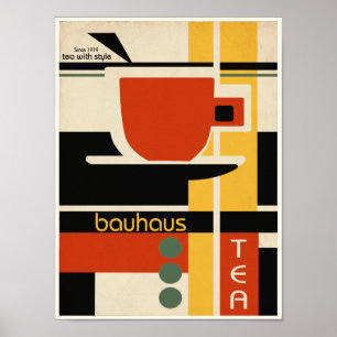 Affiches Thé Design Bauhaus