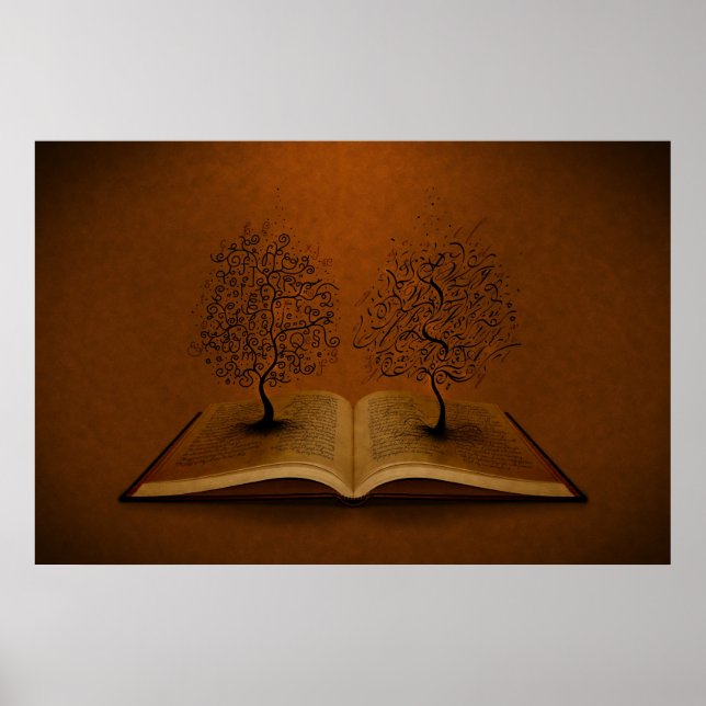Affiches The GiddyUp Tree and The Bickham Script Tree (Devant)