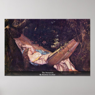 Affiches The Hammock By Gustave Courbet