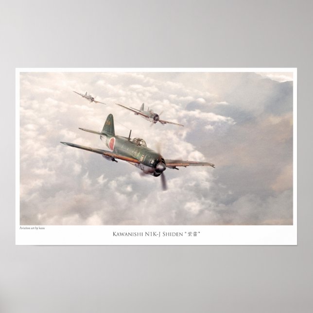 Affiches The Kawanishi N1K-J Shiden (Devant)