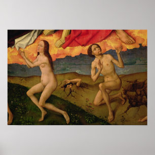 Affiches The Last Judgement, detail of the resurrection