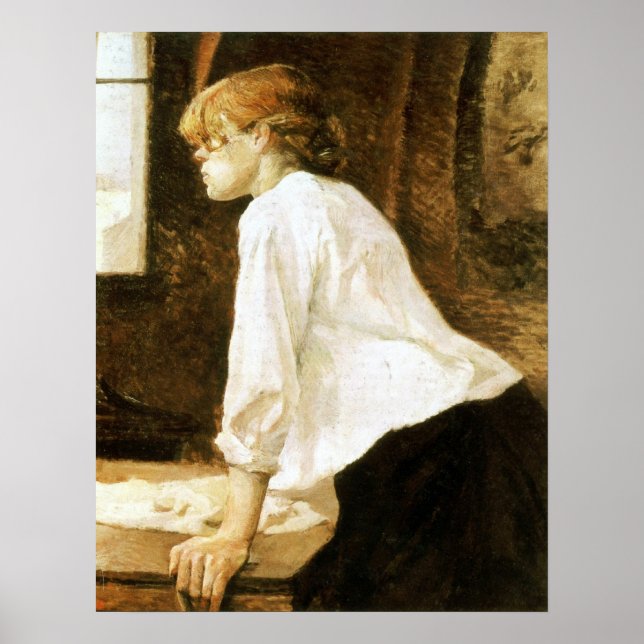Affiches The Laundress by Toulouse-Lautrec (Devant)