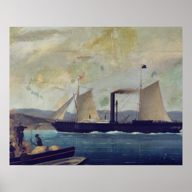 Affiches The Mallorcan, ship on which George Sand and Cho (Devant)