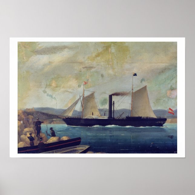 Affiches The Mallorcan, ship on which George Sand and Cho (Devant)