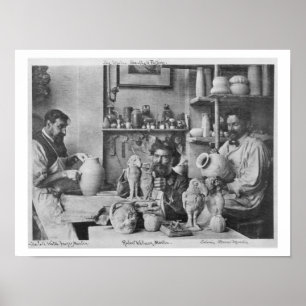 Affiches The Martin brothers in the studio at the Southall