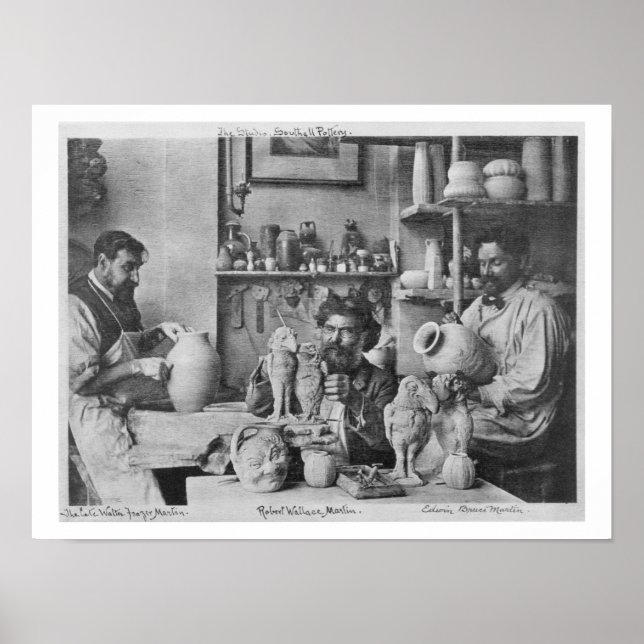 Affiches The Martin brothers in the studio at the Southall (Devant)