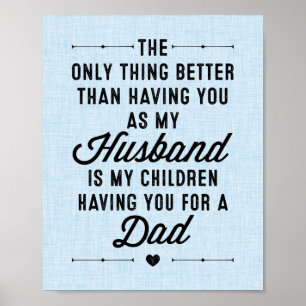 Affiches The Only Thing Better Typography Print