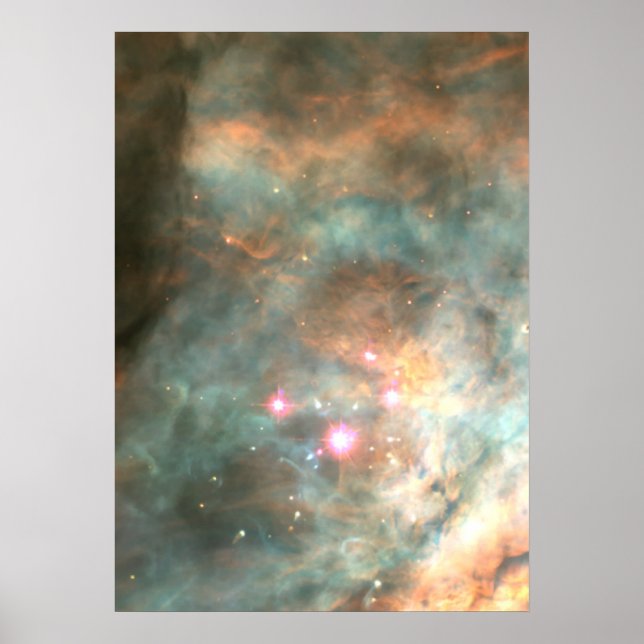 Affiches The Orion Nebula's Trapezium Cluster (Devant)