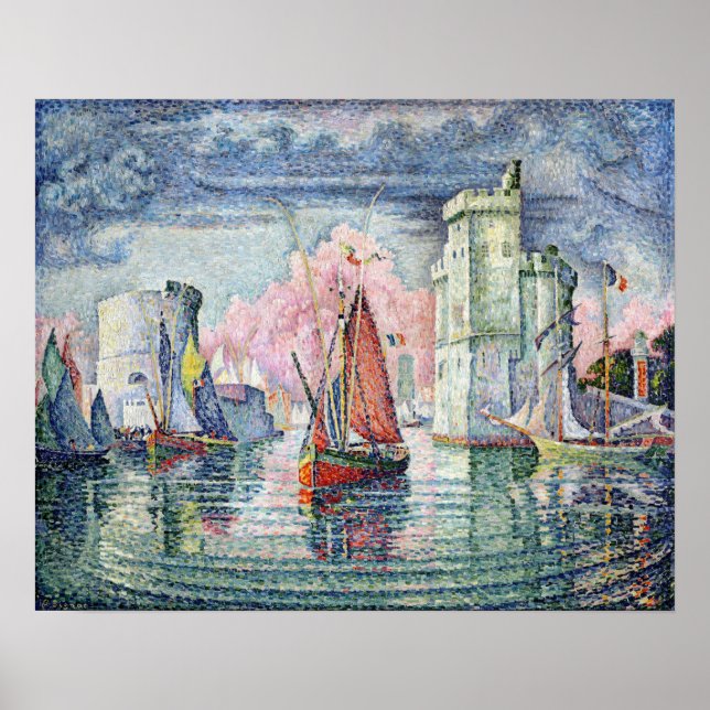 Affiches The Port at La Rochelle, 1921 (Devant)